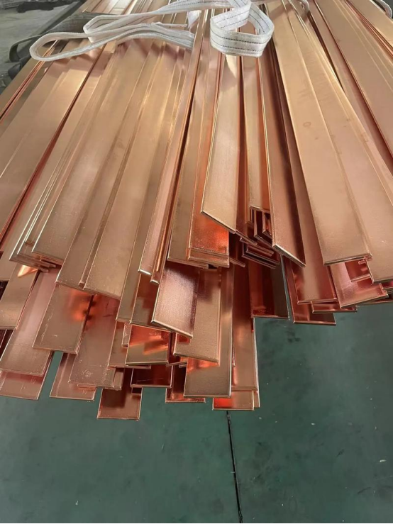 Copper flat steel